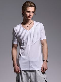 【予約品 1月4日(日) 締切】CutFrill-T / カットフリルTシャツ / ホワイト