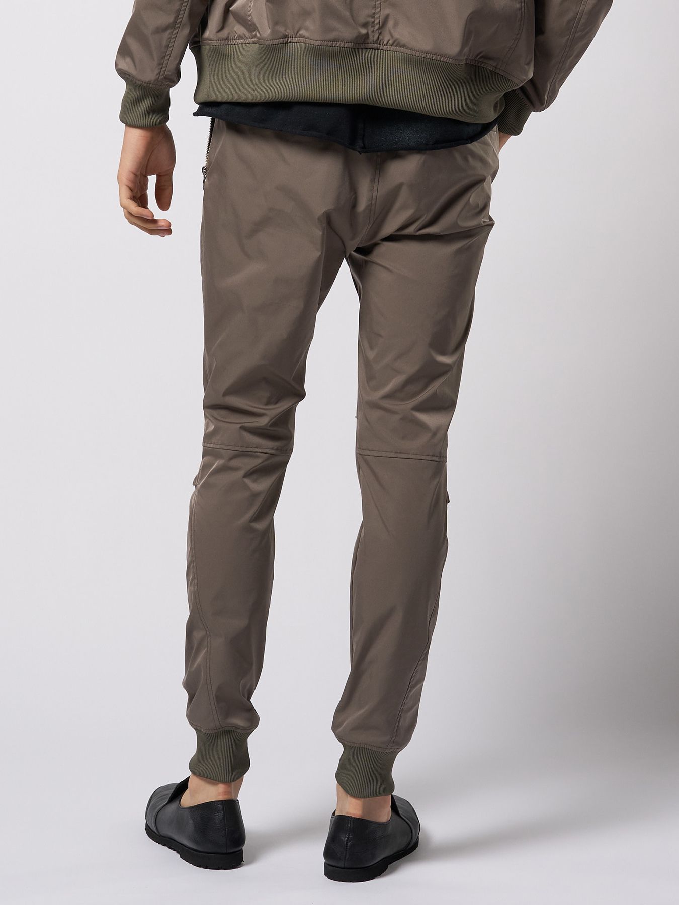 【予約品 9月23日(火) 締切】tuck rib pants / タックリブパンツ / カーキ