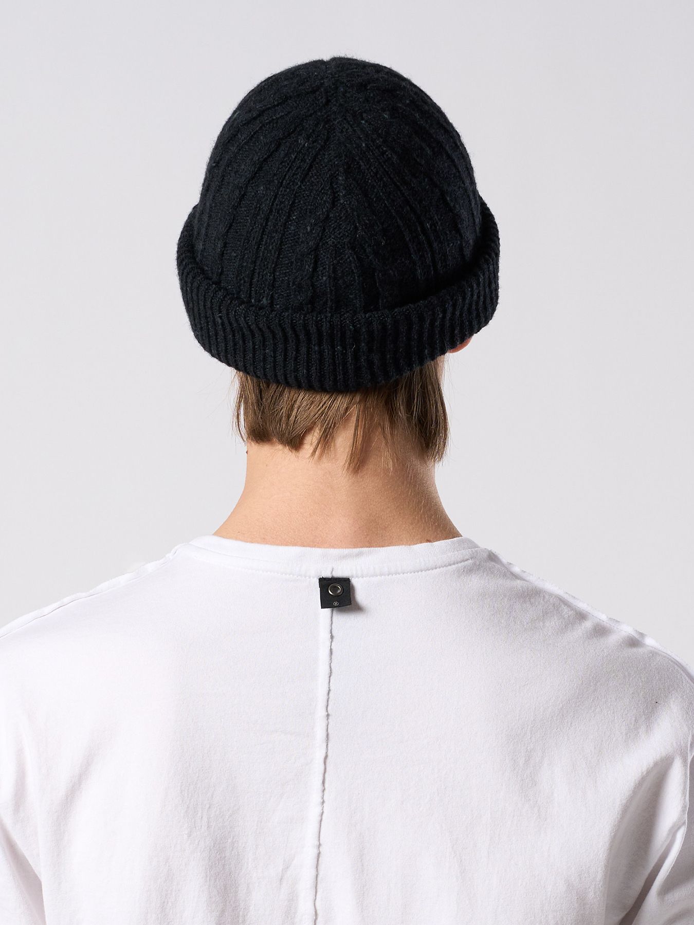 【予約品 4月19日(日) 18時締切】lomond×powder multi kint cap / ウール ニットキャップ / ブラック