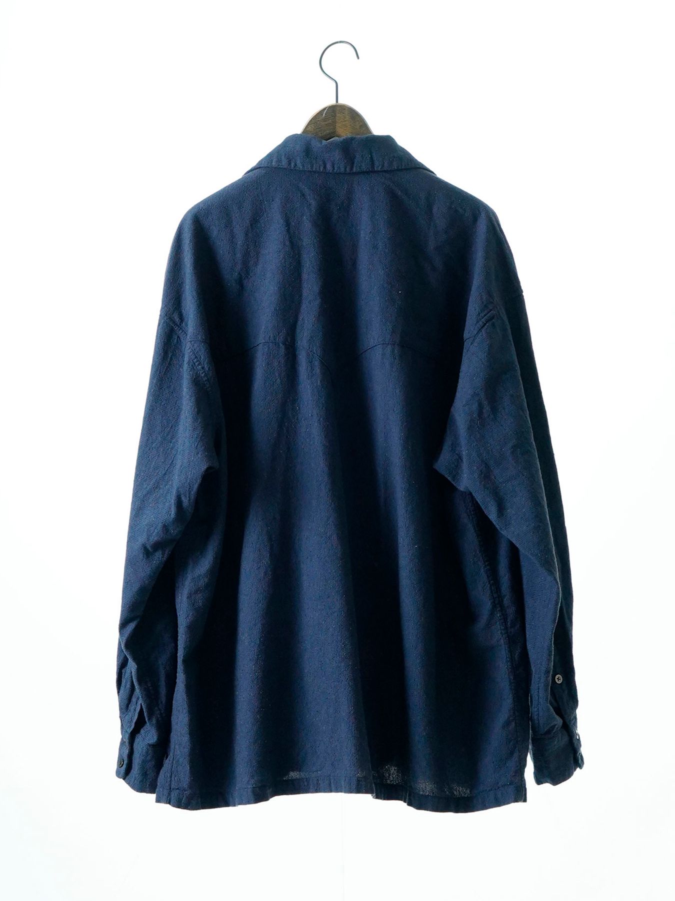 【予約品 5月7日(水)AM10時  締切】Silkwest / ウエスタンシャツ / ネイビー