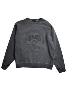 【予約品 】COLLEGE PRINT SWEAT / カレッジ プリント スウェット / ブラック