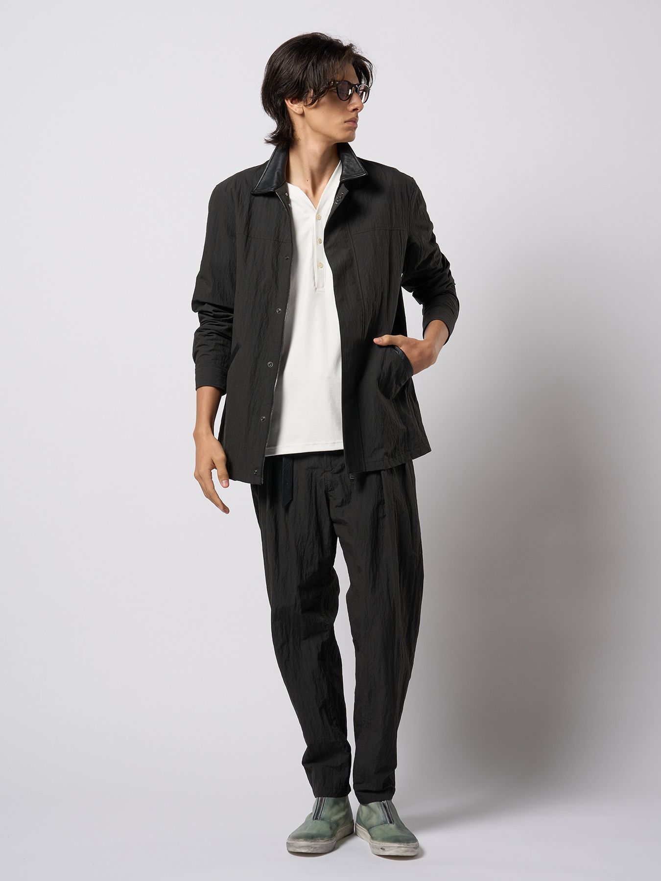 【予約品 9月23日(火) 締切】front zip bootie / フロントジップ ブーティー / ダストグレー