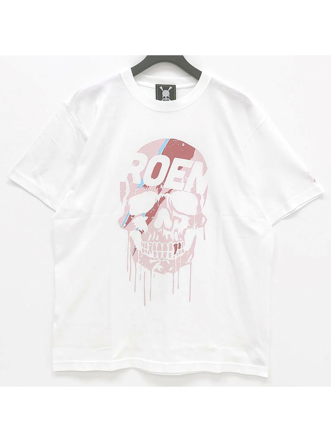 DAVID SKULL / 半袖Tシャツ / ホワイト【Roen】