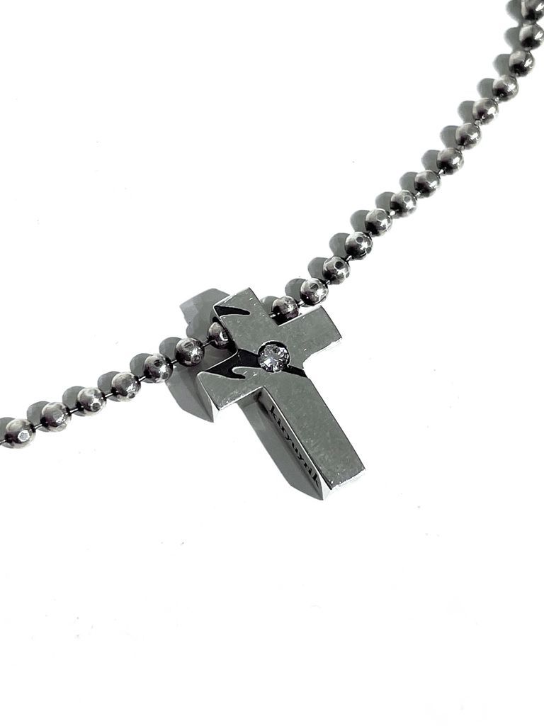 【予約品 7月13日(日) 締切】Cross Choker / クロスネックレス / Silver925 + Diamond