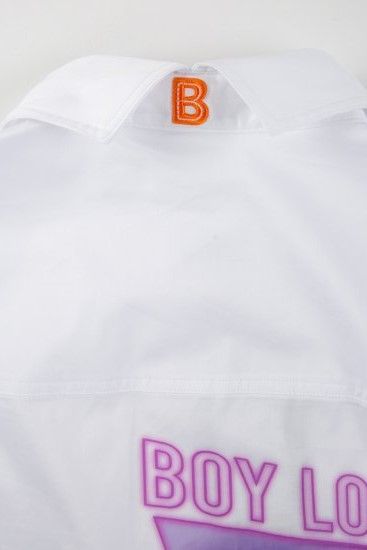 ストレッチブロードシャツ / WHITE 【BOY LONDON】