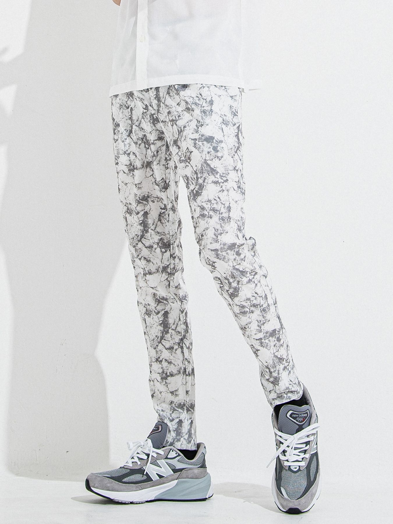【予約品】CHRIS EASY TUCK PANTS / クリスイージータックパンツ / マーブルグレー