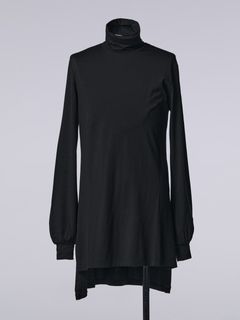 TurtleNeckTunic / チェニック丈タートルネック / ブラック