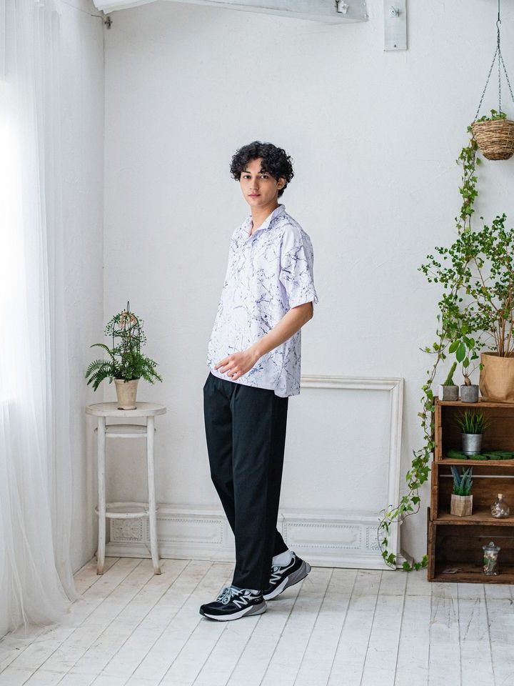 《予約品3月3日18：00締め》 RUSH OVER POLO / ラッシュガードポロシャツ / ペイントホワイト