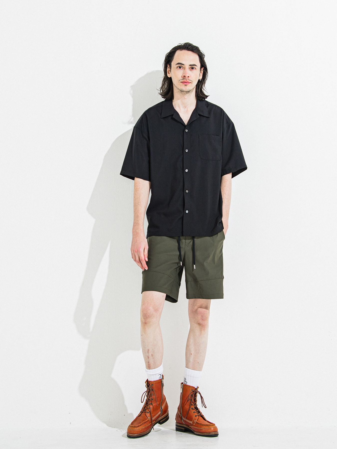 【予約品 】TYLER NYLON SHORTS / タイラー ナイロンショーツ / カーキ