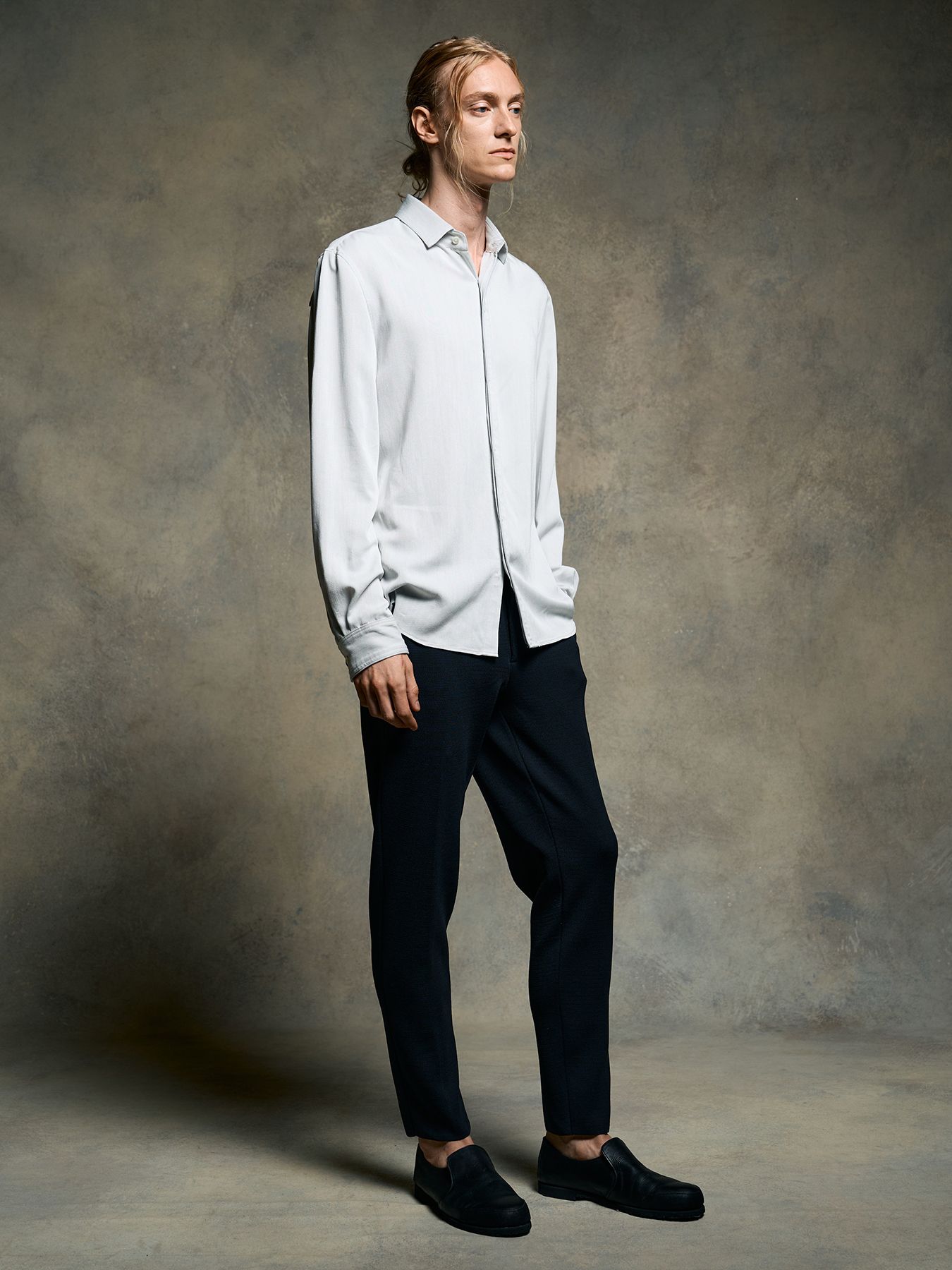 【予約品 9月23日(火) 締切】combination slip-on shoes / コンビネーション スリッポンシューズ / ブラック