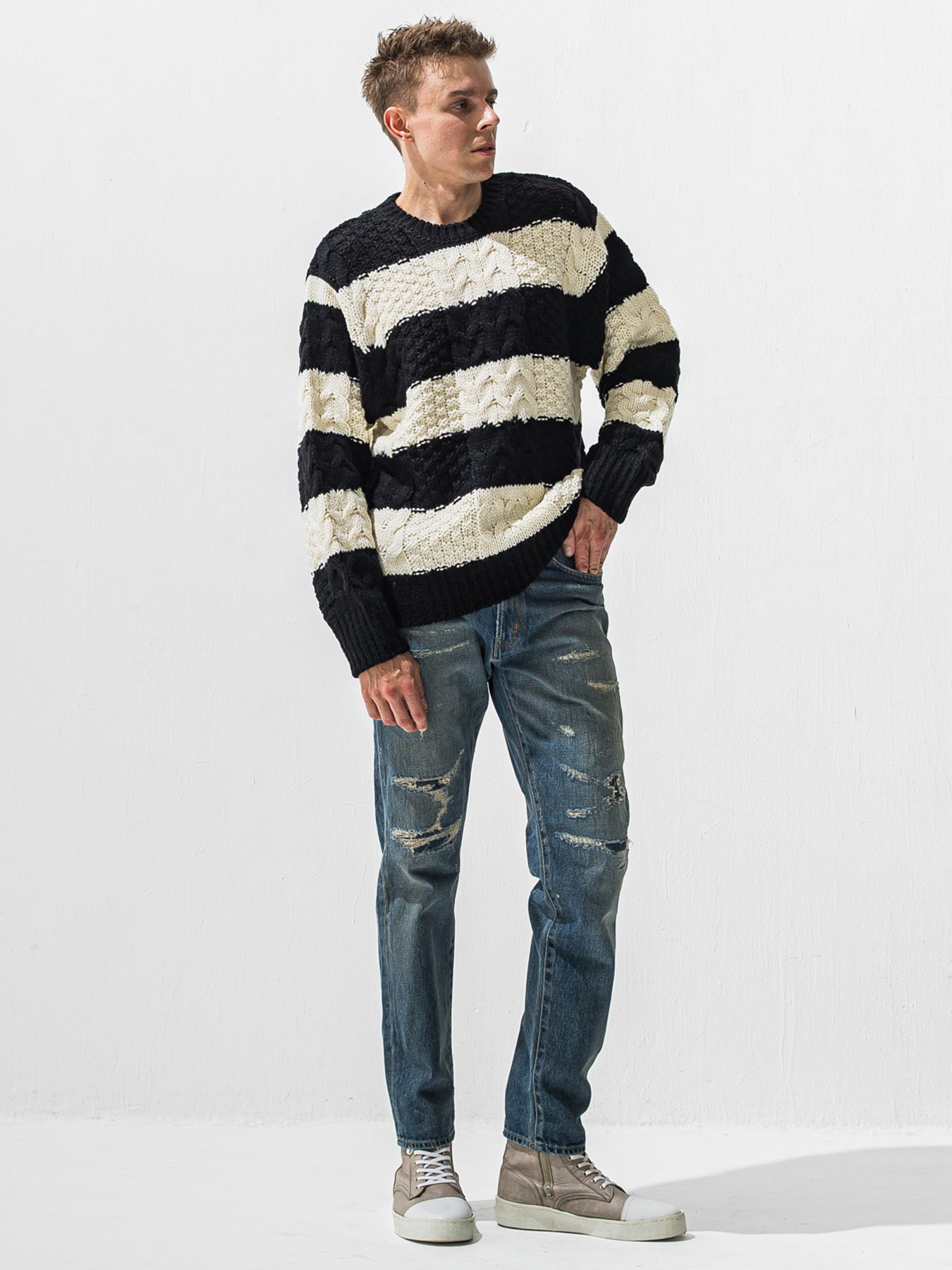 【予約品 9月6日(日) 締切】SCOTT JEANS / ライトオンスヴィンテージジーンズ / インディゴ ユーズド