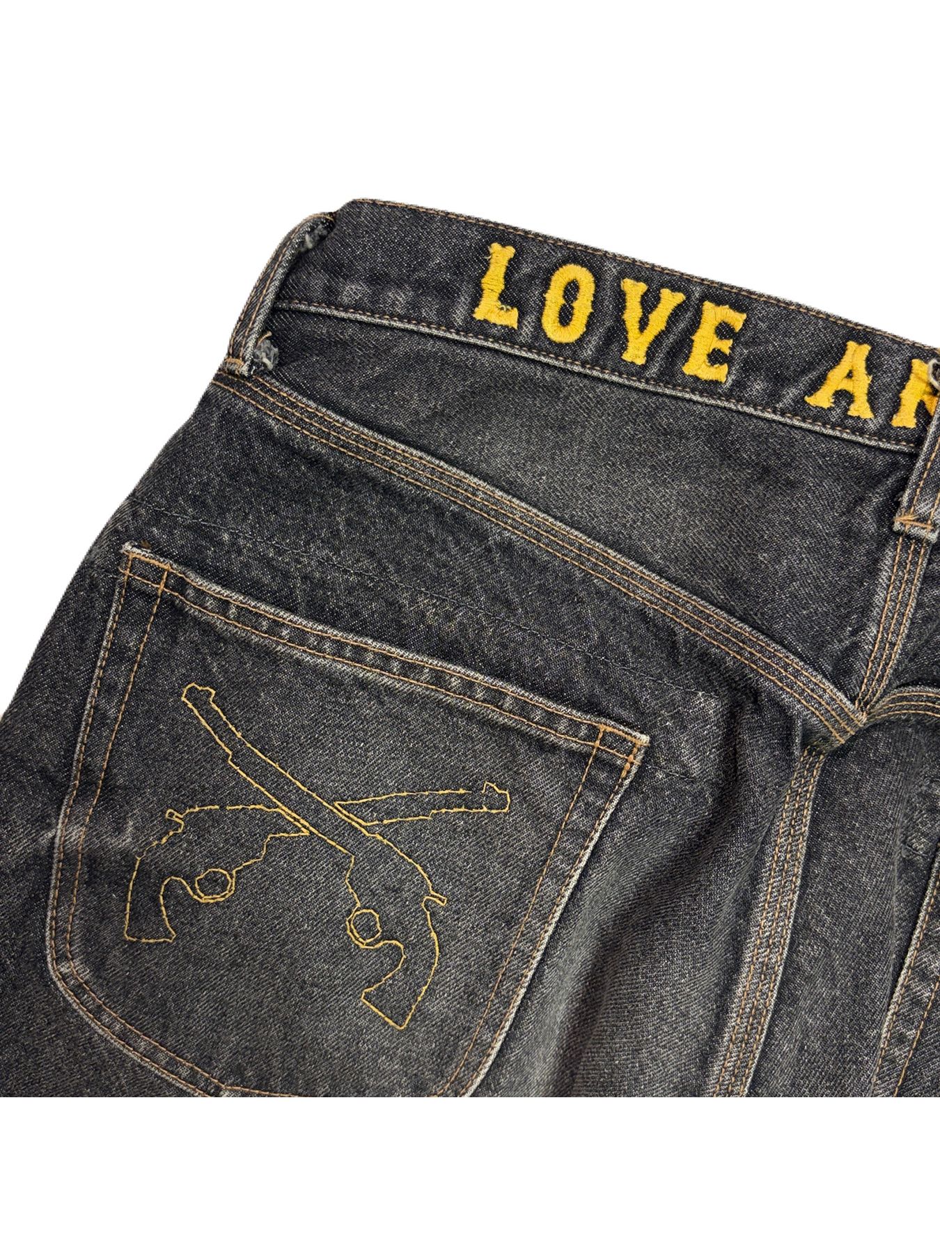 【予約品 3月9日(月) 18:00 締切】VIN/DEN/STR USE/BASIC / USED加工 ヴィンテージ ストレート デニム パンツ / ブラック