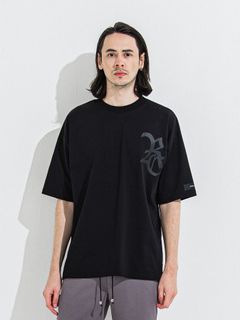 RC OVER TEE /  RCロゴ オーバーサイズTシャツ / ブラック×ブラック