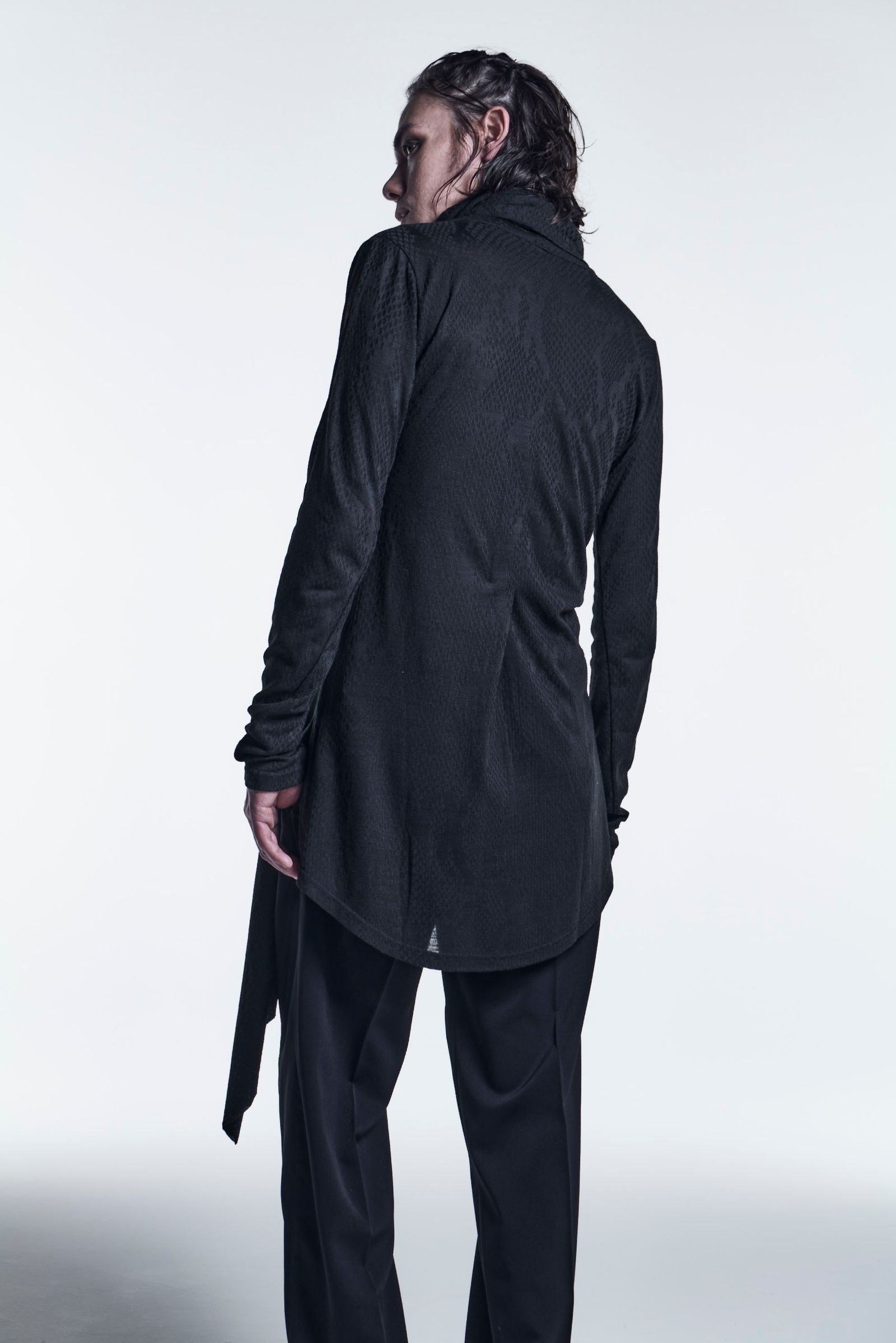 《予約品》 StoalCardigane PythonJQD-Jersey / Black 【kiryuyrik】 7月入荷予定