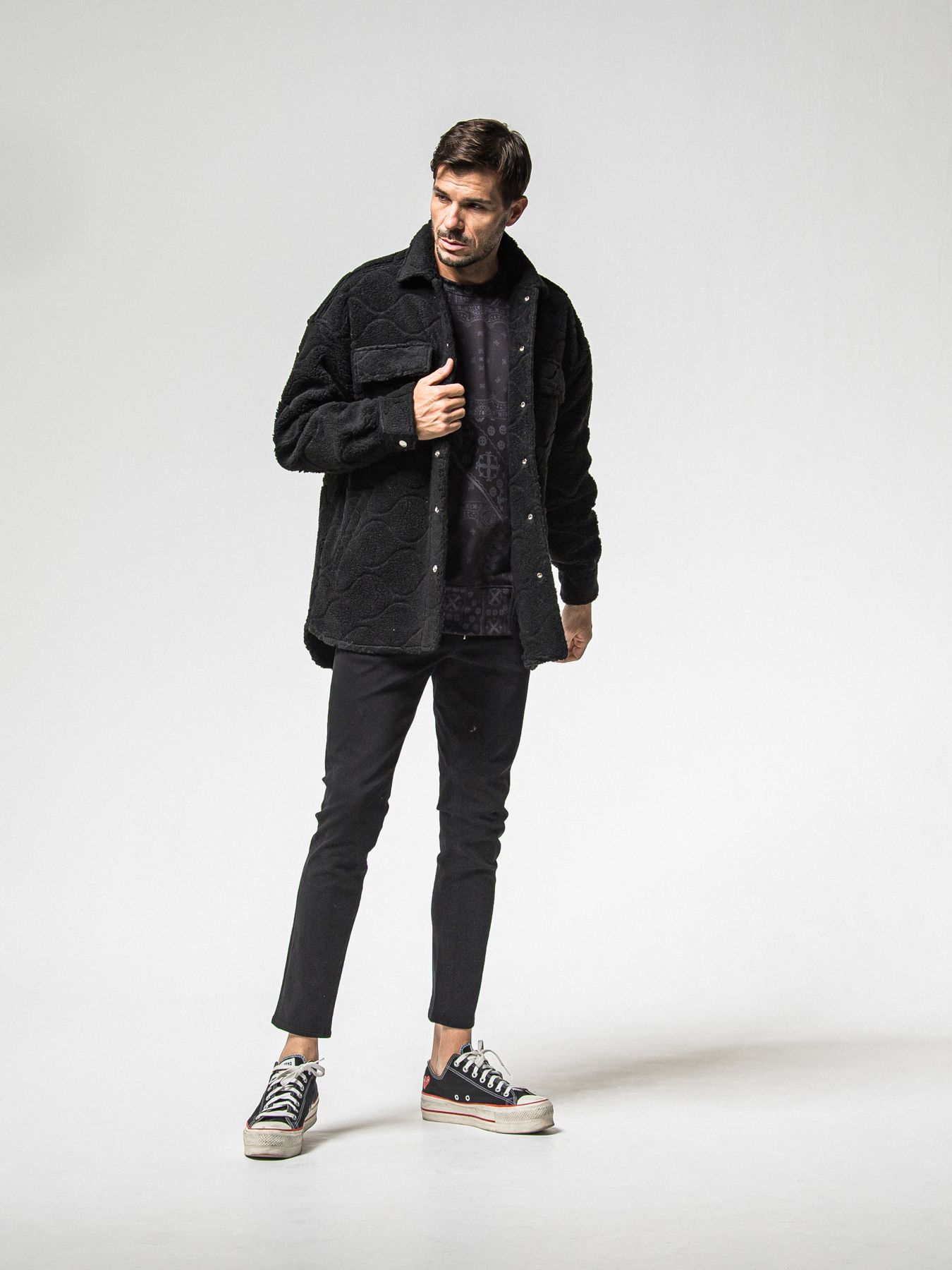 【予約品 8月31日(日) 締切】MICK DENIM JERSEY / ミック デニムジャージ / ブラック