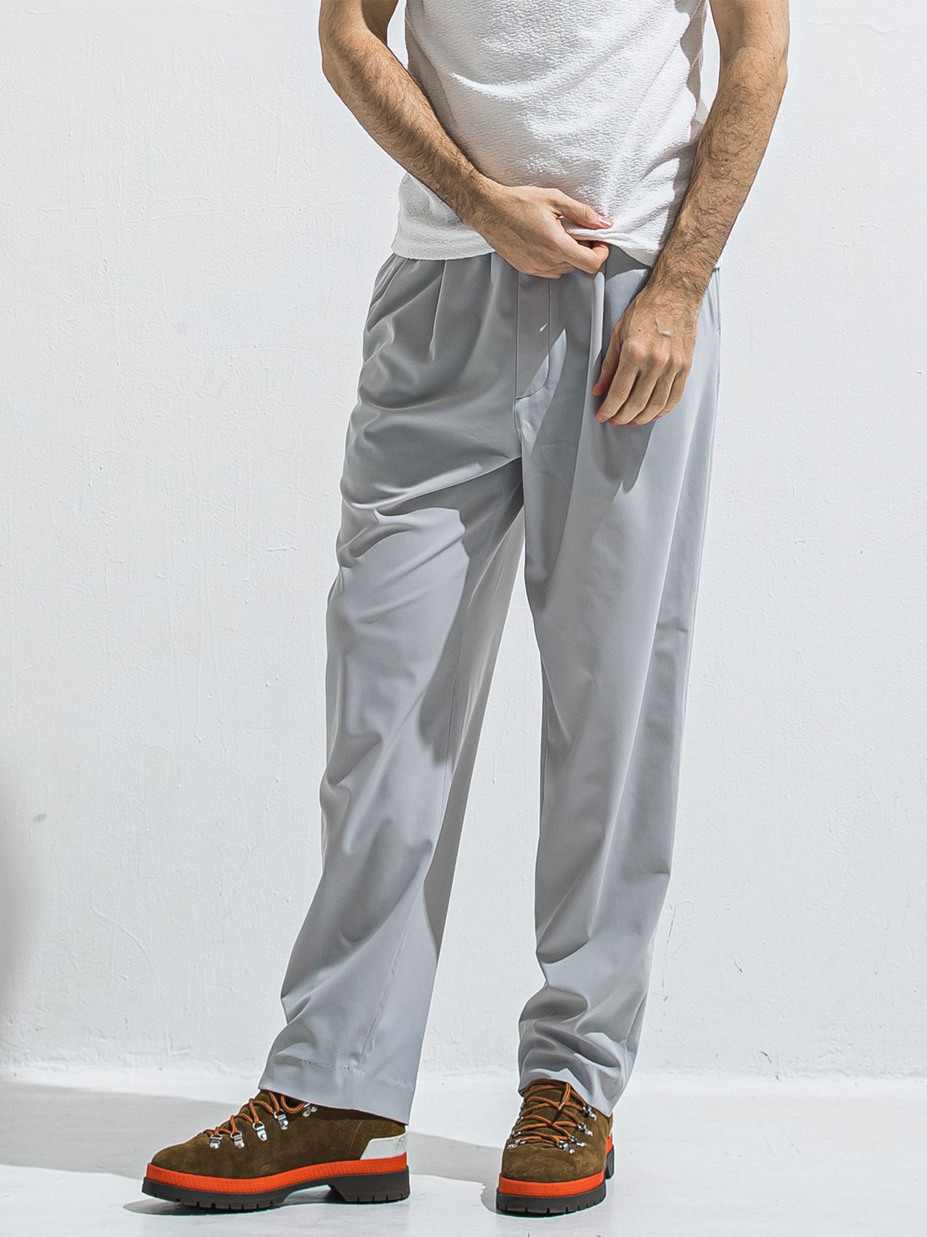 【予約品 2月15日(日) 18:00 締切】BEN PANTS / ワイドルーズパンツ / グレー