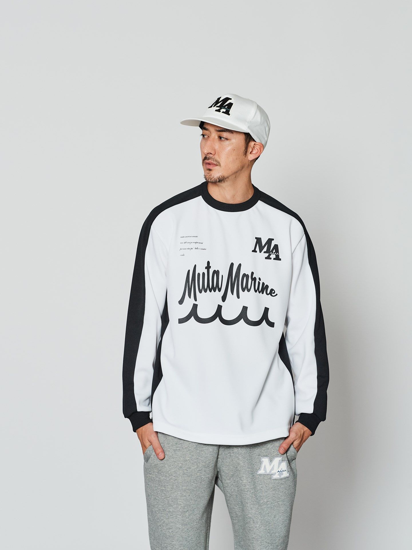 muta - muta Soccor Jersey Top / ジャージ / ブラック 【Acanthus×muta】 | BRYAN