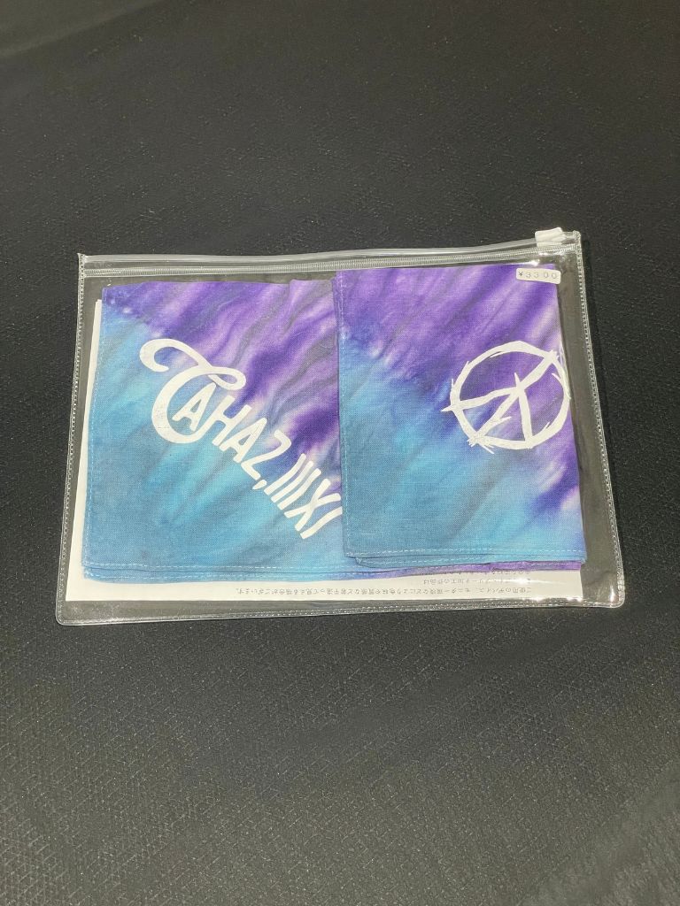 BANDANA / 能登半島チャリティーアイテム / パープル・ブルー 【CAHAZ,IIIXI（かわず）】