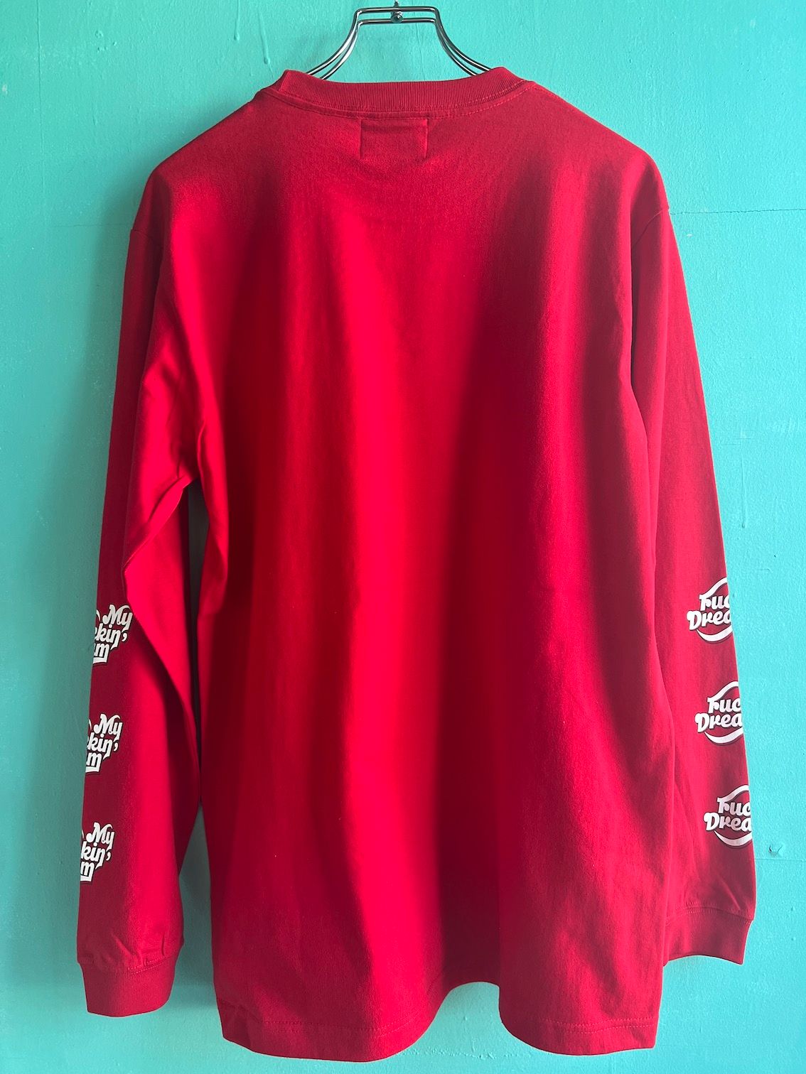 《予約》  l/s t-shirts (jelly) / レッド  【M】3月末～4月頃 入荷予定