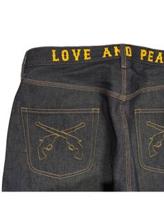 【予約品 3月9日(月) 18:00 締切】VIN/DEN/WIDE BASIC / ヴィンテージ ワイド デニム パンツ / ブラック