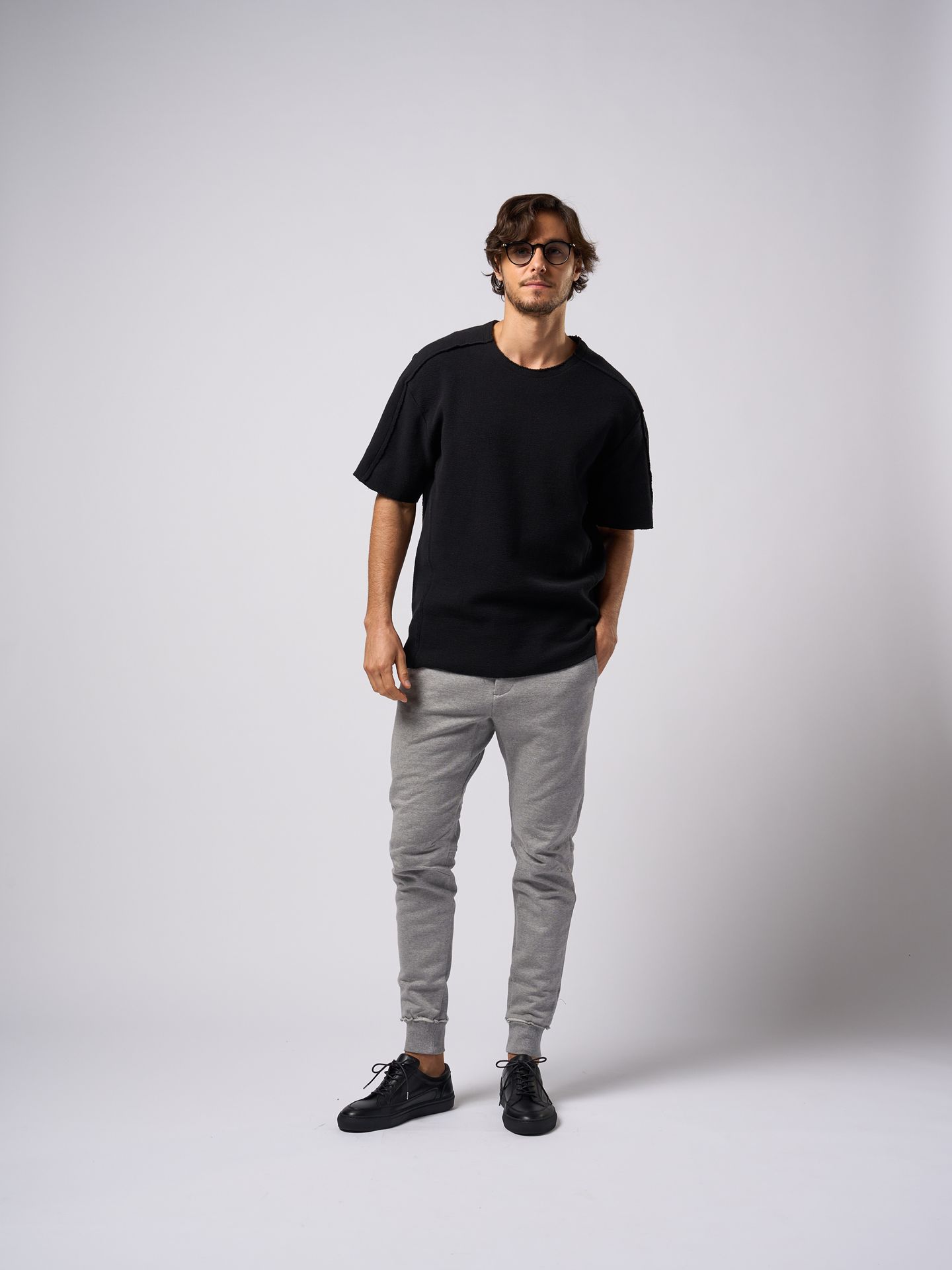 【予約品9月19日 10時締め】 cut-off Tee  / Tシャツ / ブラック