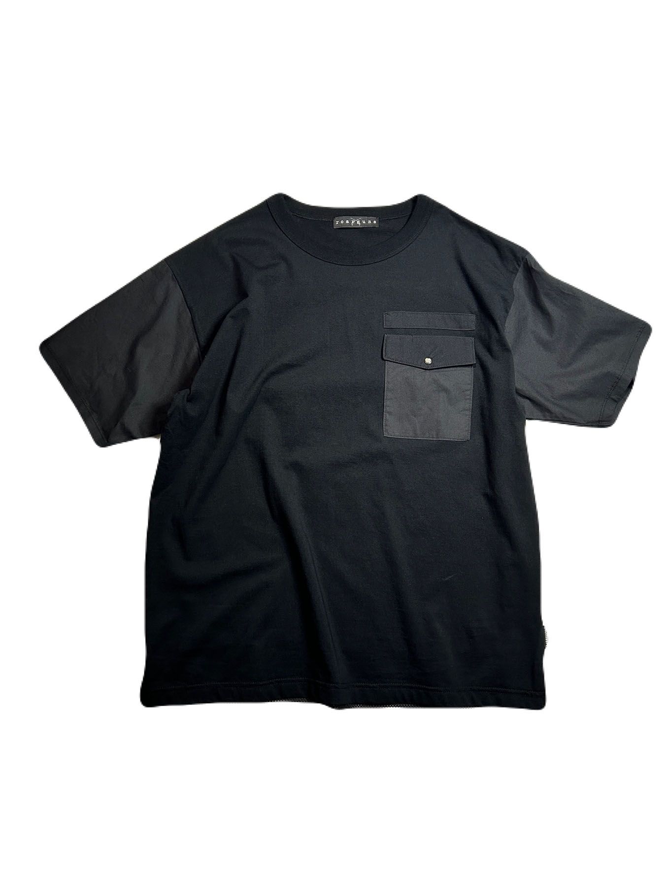 【予約品 8月10日(日) 締切 】EAGLE EMB S/S T / イーグルエンボス Tシャツ / 刺繍 ブラック