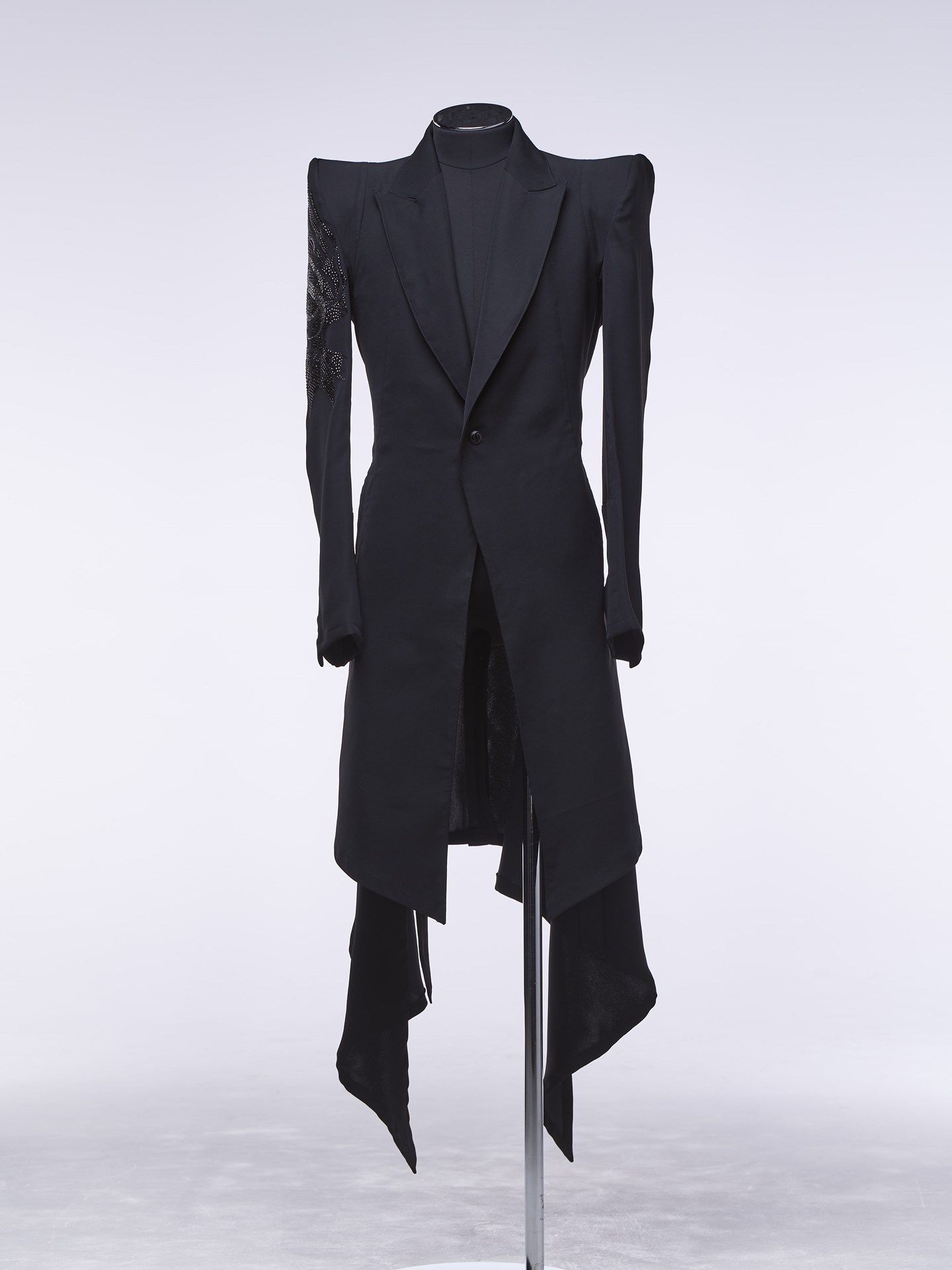 《予約品》 Anchor Layered Jacket / スワロレイヤードジャケット / ブラック 【THE ONENESS】