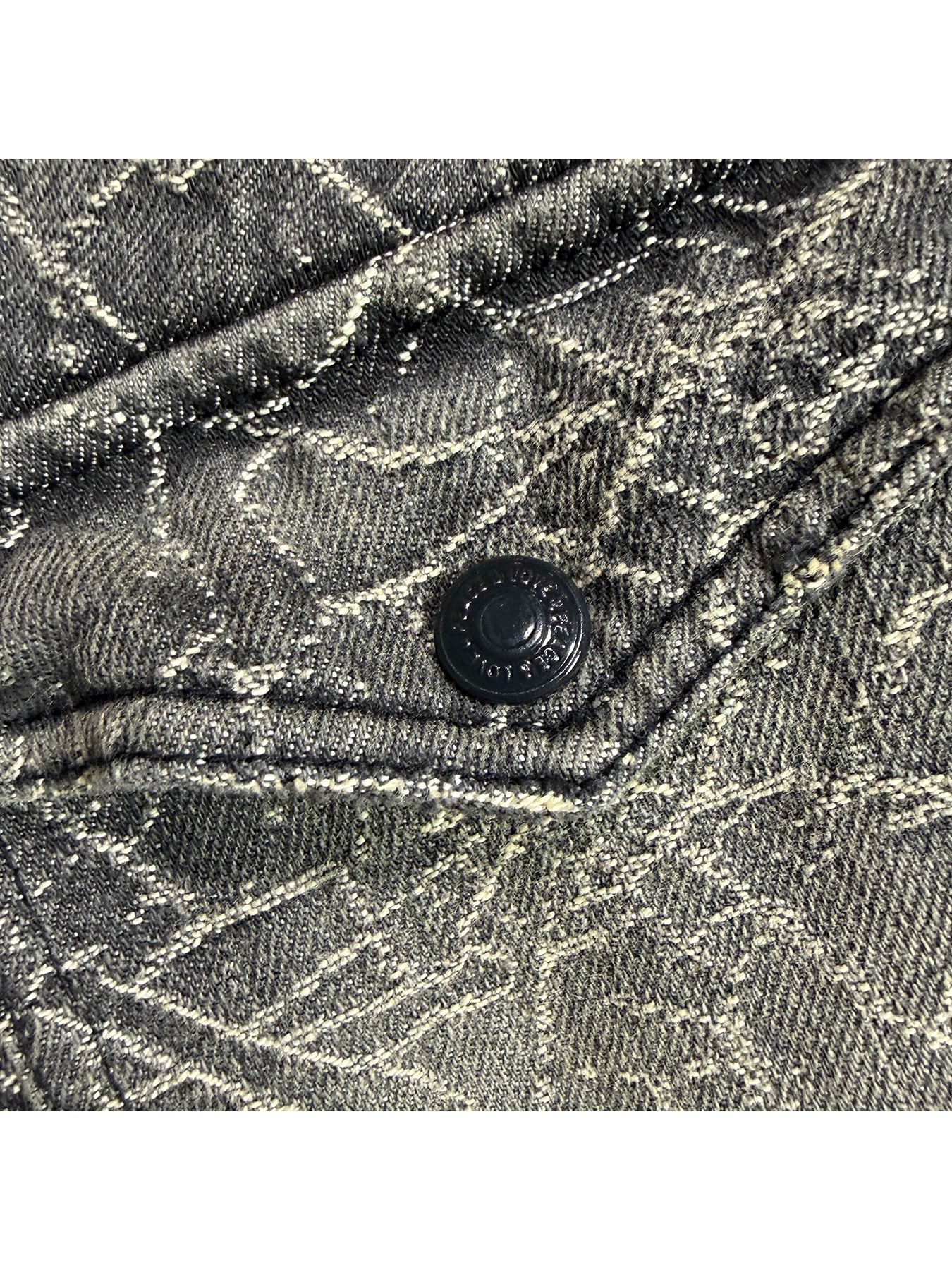 【予約品 3月9日(月) 18:00 締切】SPIDER JAQ DENIM JKT / スパイダー ジャガード デニム カバーオールジャケット / ブラック