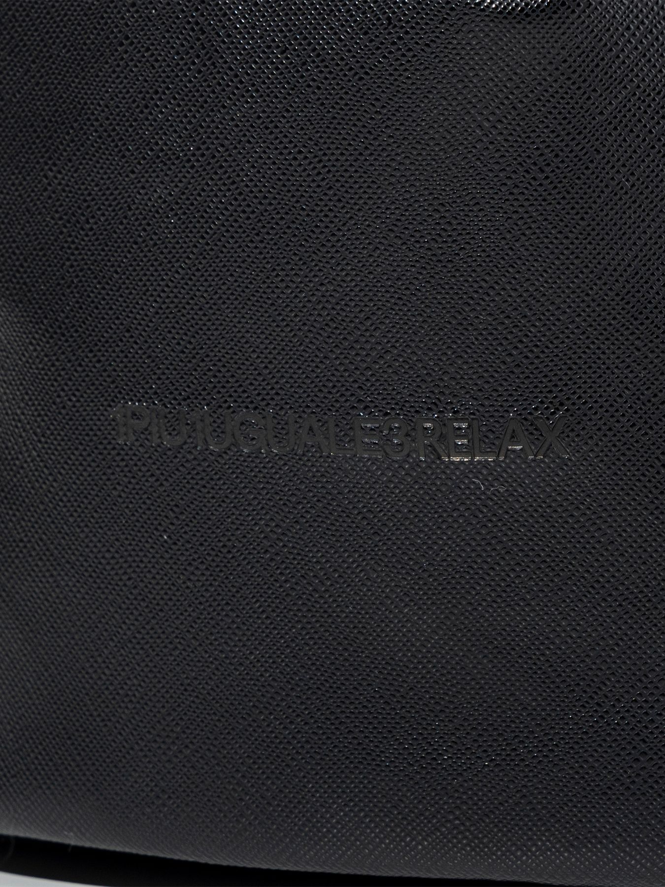 SAFFIANO DRAWSTRING BAG / ブラック