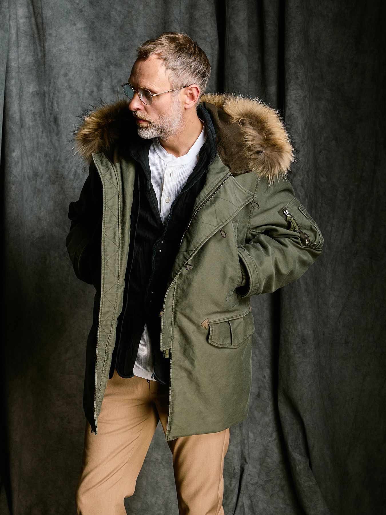 【予約品 4月19日(日) 18時締切】heavy moleskin N-3B/ ヘビーモールスキン N3B / オリーブカーキ