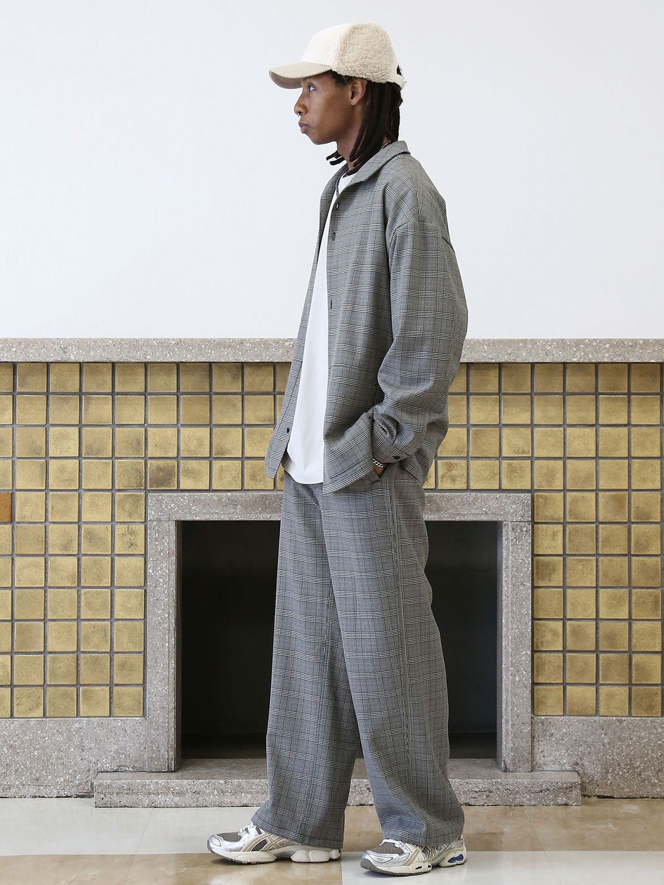 JAUNT PANTS / GRAY【QUOLT】