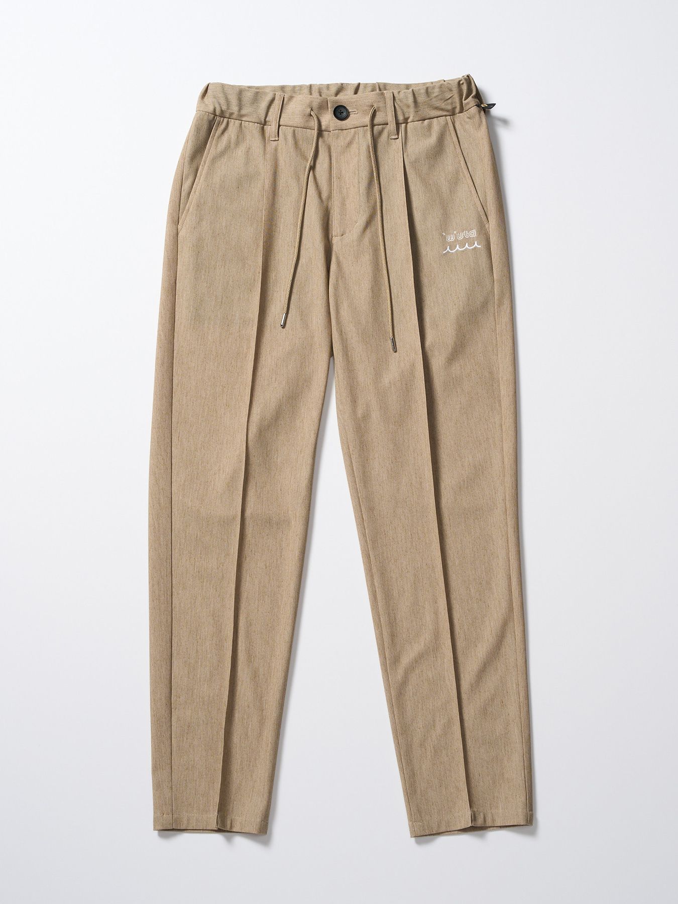 【予約品 1月25日(日) 締切】muta × wjk collection：smart pin-tuck slacks  / スマートピンタック スラックス / キャメル