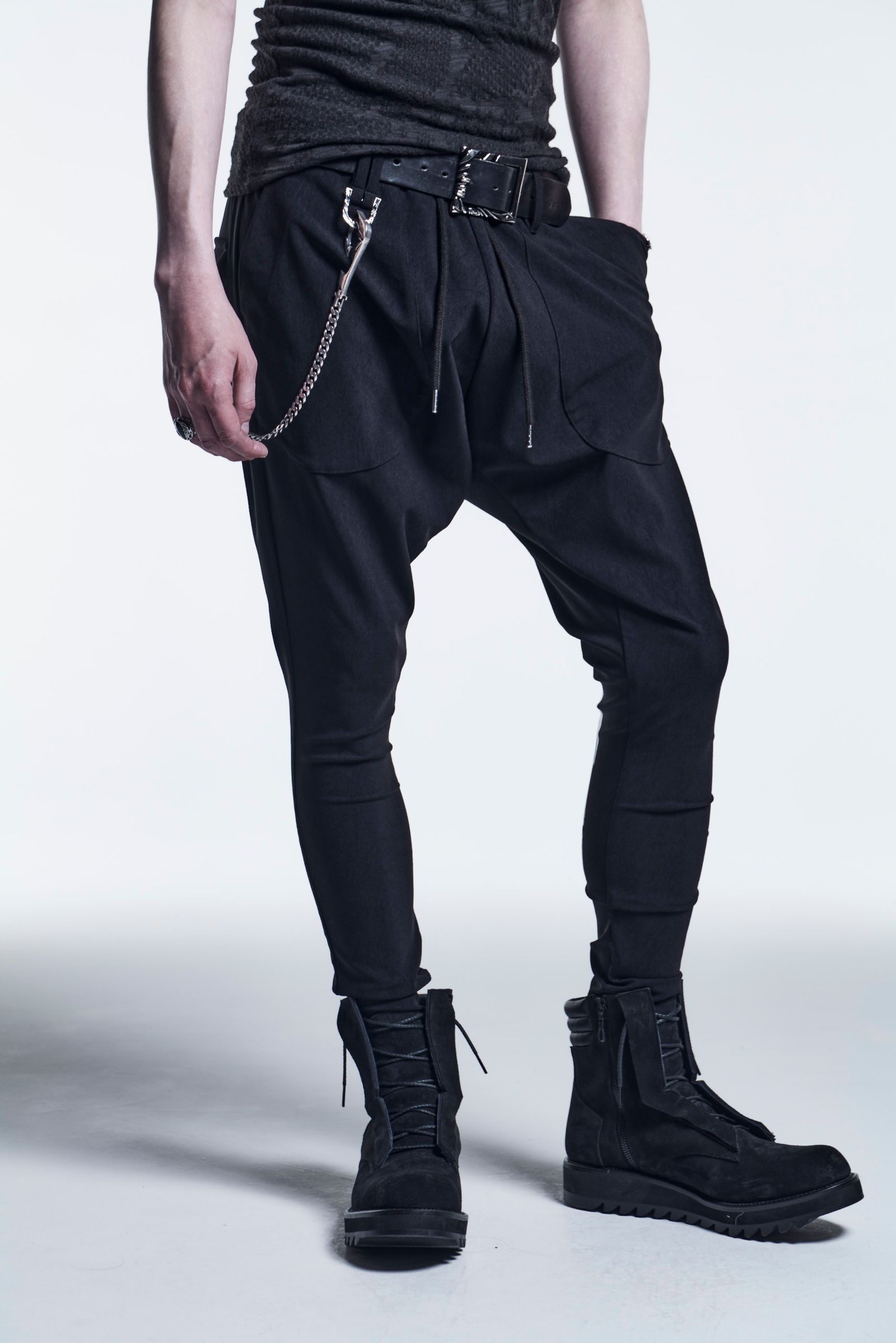 《予約品》 SaruelPants HighTension / Black+WhitePrint 【kiryuyrik】 8月入荷予定