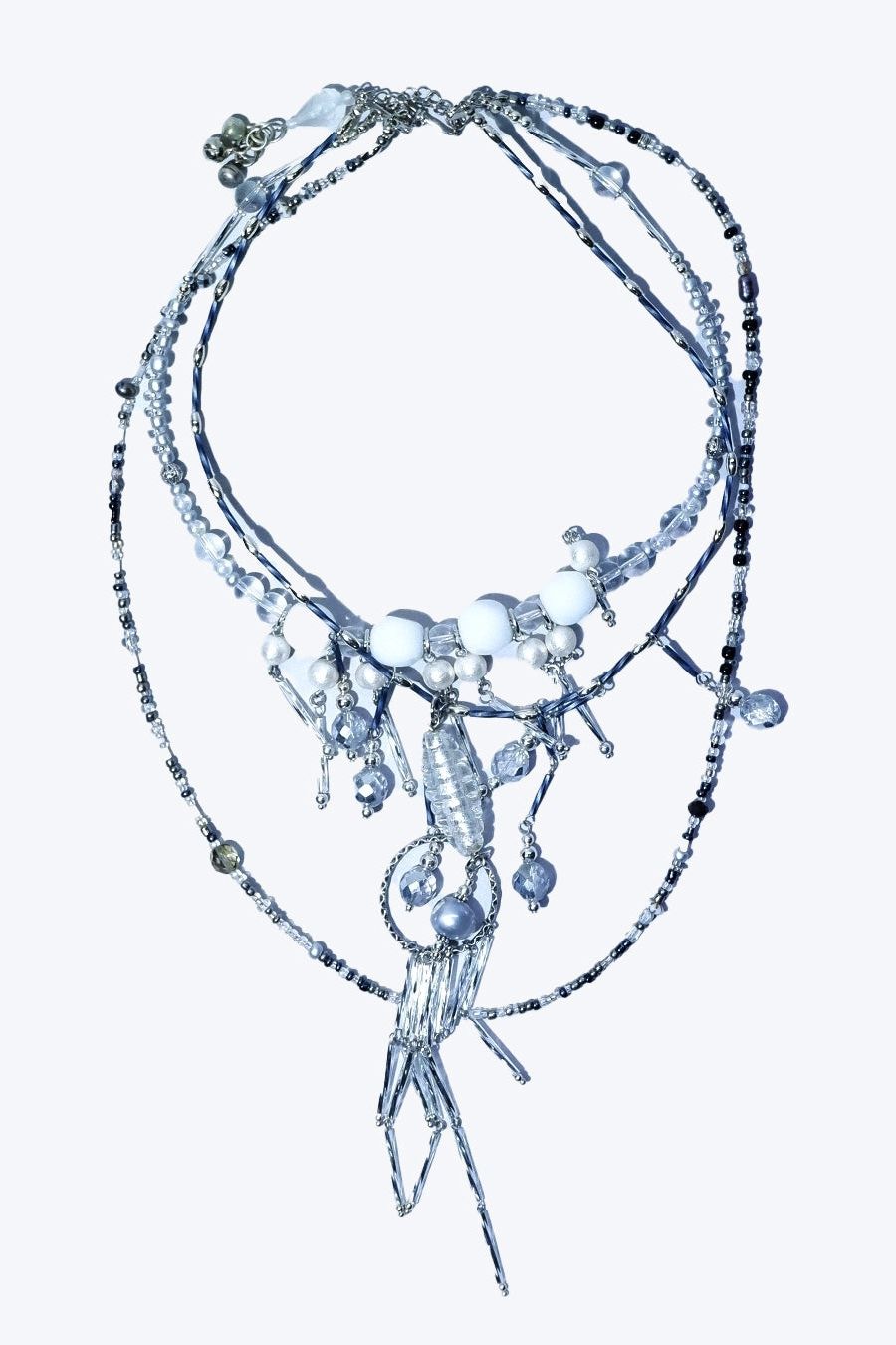 霧雨 キリサメ Necklace ネックレス / WHITE 【Ranunculus】