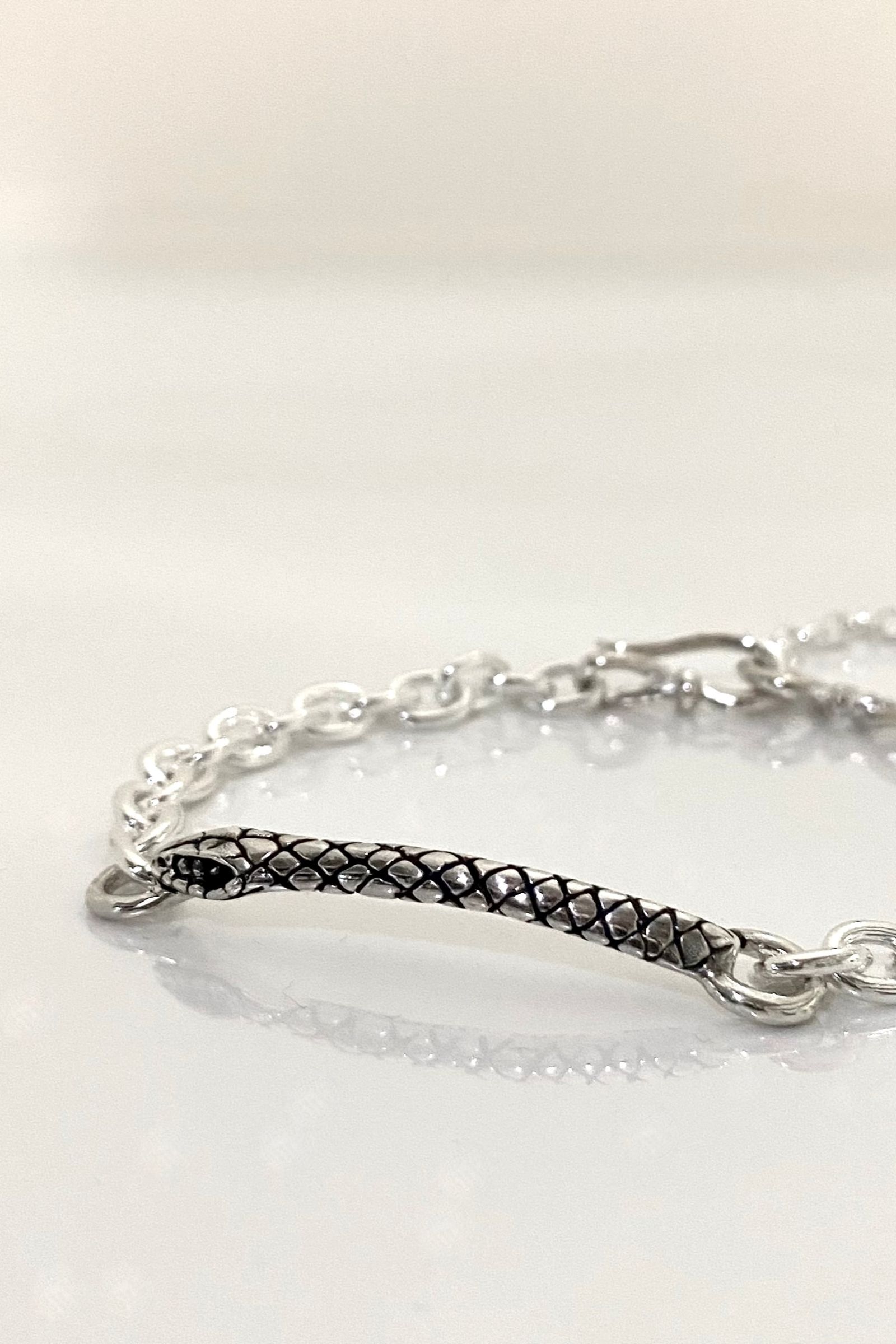 《受注生産》 SNAKE CHAIN BRACELET / スネークチェーンブレスレット [注文から2～4週間後入荷予定]