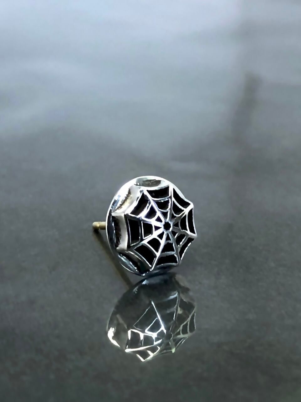 《受注生産》 SPIDER WEB STUD / スパイダーウェブピアス 【注文から2～3週間後入荷予定】