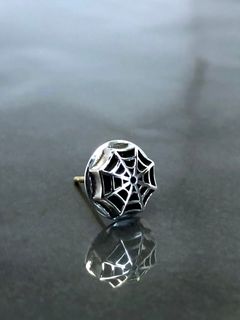 《受注生産》 SPIDER WEB STUD / スパイダーウェブピアス 【注文から2～3週間後入荷予定】