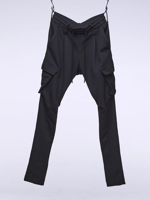 《予約品》 SlimCargoEasyPants / カーゴパンツ / ブラック 【THE ONENESS】