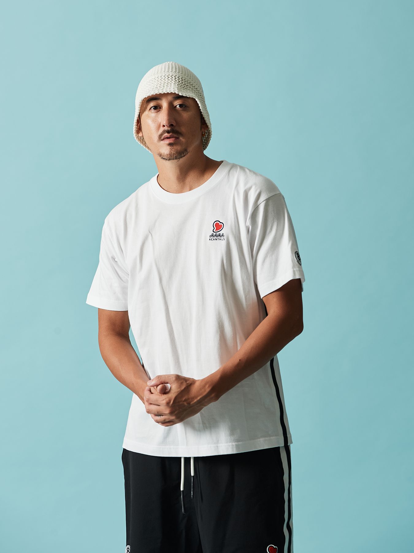 【予約品 10月9日(木) 締切】muta sweet tee / Tシャツ / ホワイト【Acanthus × muta MARINE】