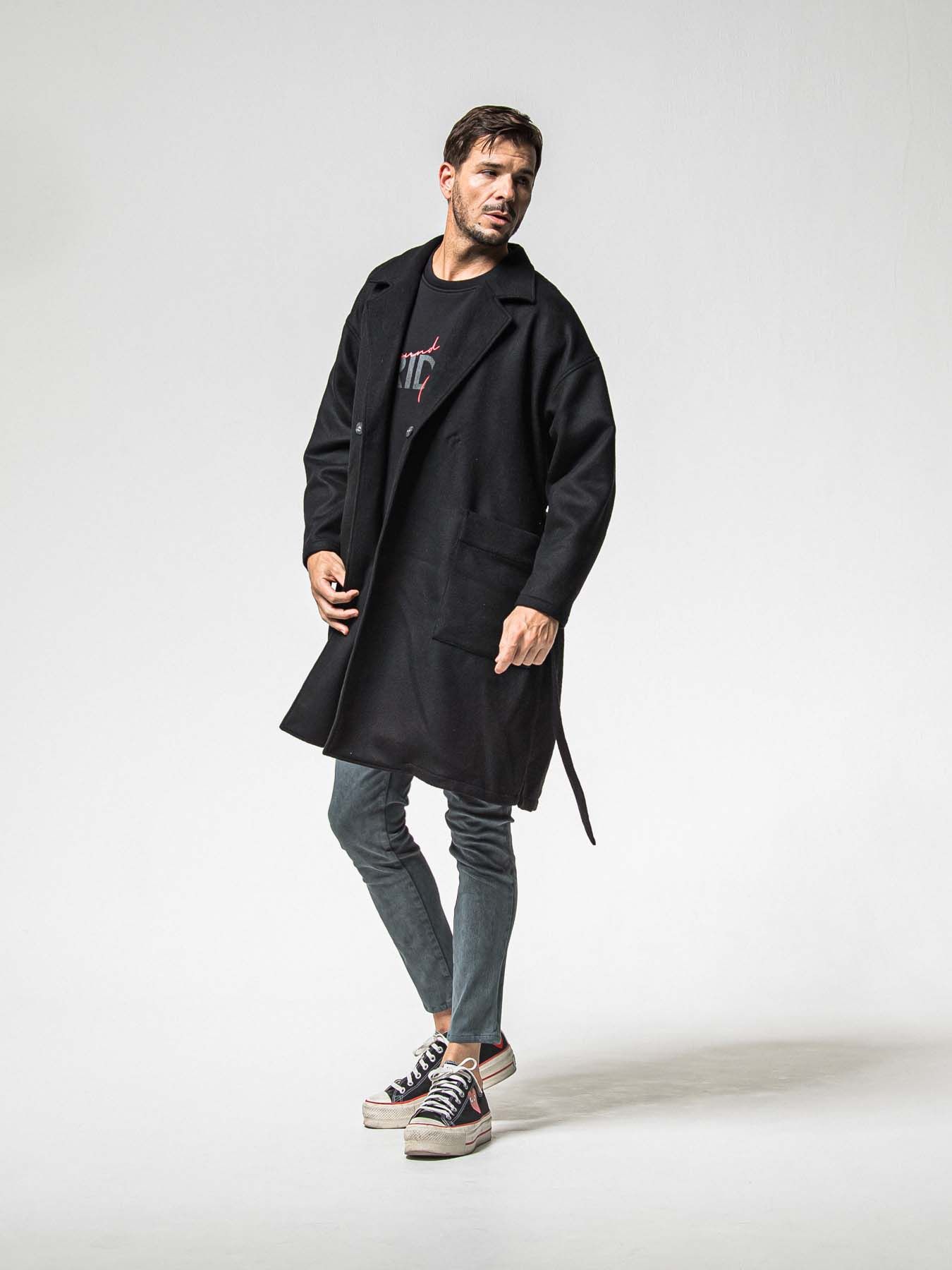 【予約品 8月31日(日) 締切】MICK DENIM JERSEY / ミック デニムジャージ / ピグメントブラック