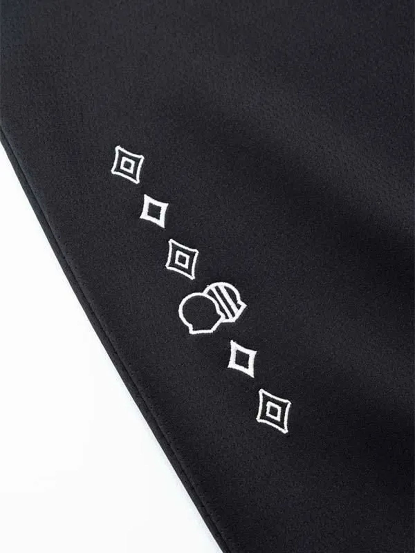 DOUBLE MESH KNIT L/S MOCK / ダブルメッシュニット モックネック / ブラック【SY32 by SWEET YEARS GOLF】