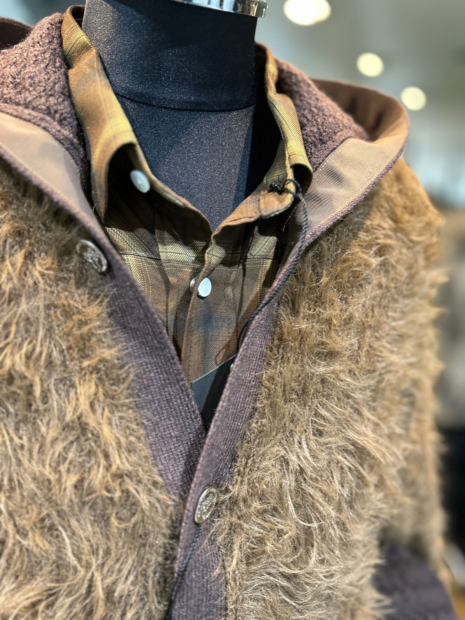 FAR BASKET HOODIE / ファー バスケット フーディ / ブラウン