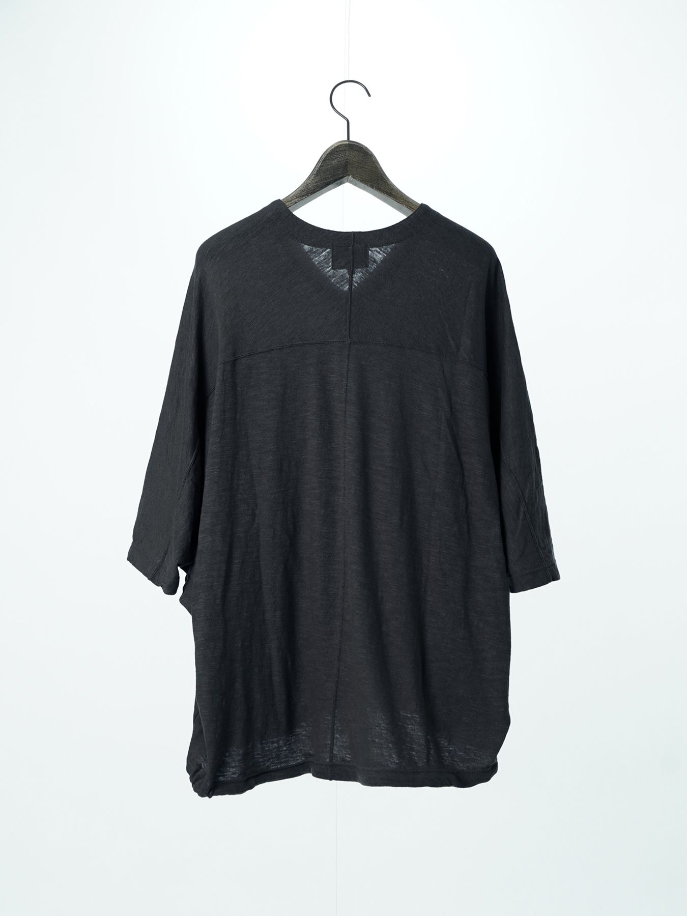 【予約品 2月1日(日) 締切】KITE V-NECK / Vネック ニットT / チャコール