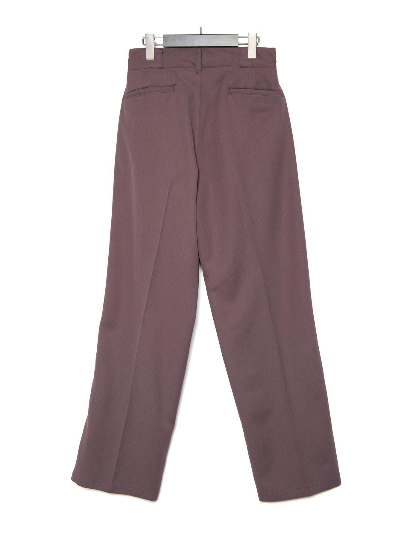 【予約品 9月27日(日) 締切】コットン ポリエステル高機能 ツイル スケーター チノパンツ / PLUM