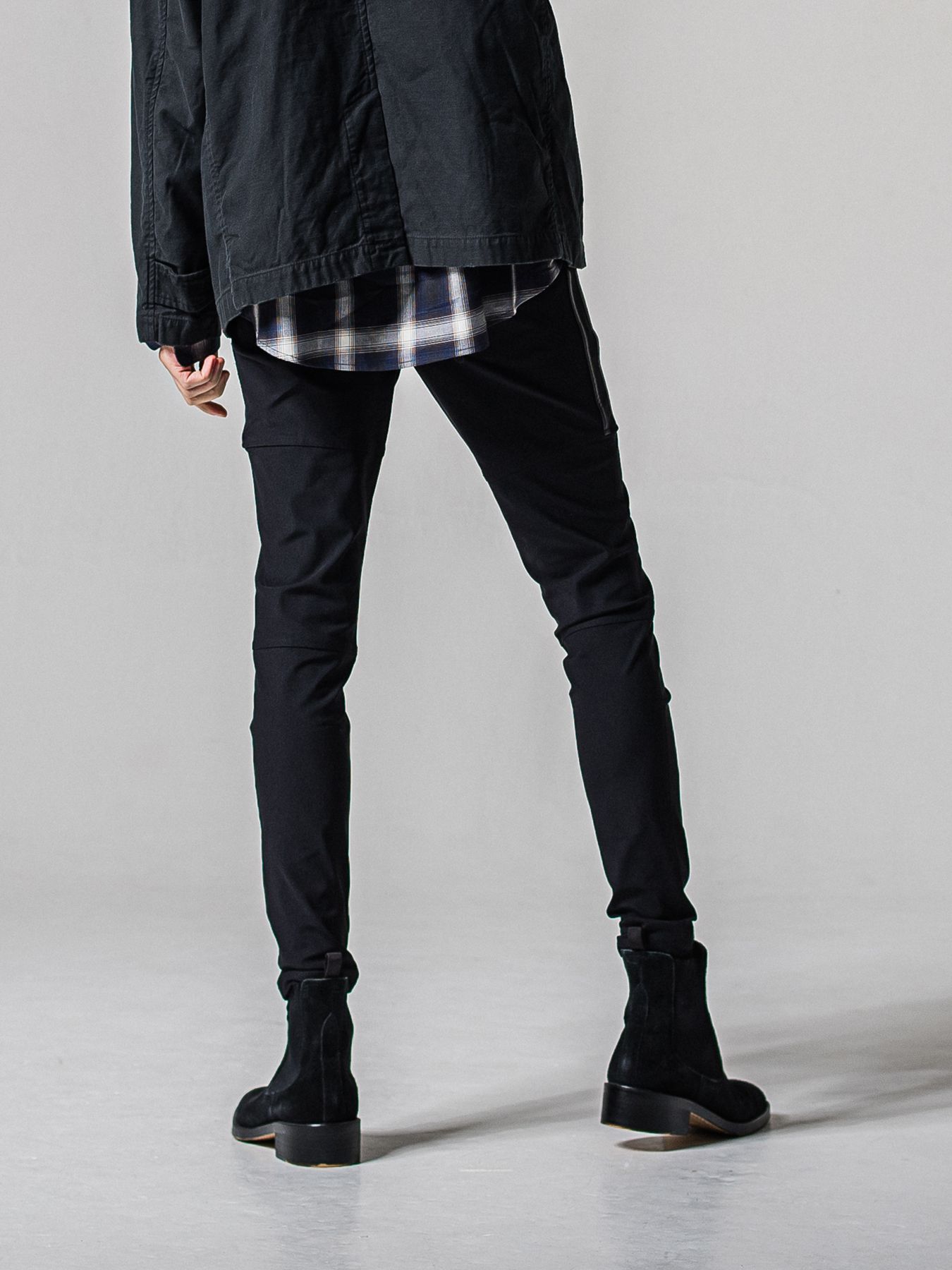 【予約品 11月16日(日) 締切】JOHNSON LINE PANTS / ジョンソンラインパンツ / ブラック×ブラック