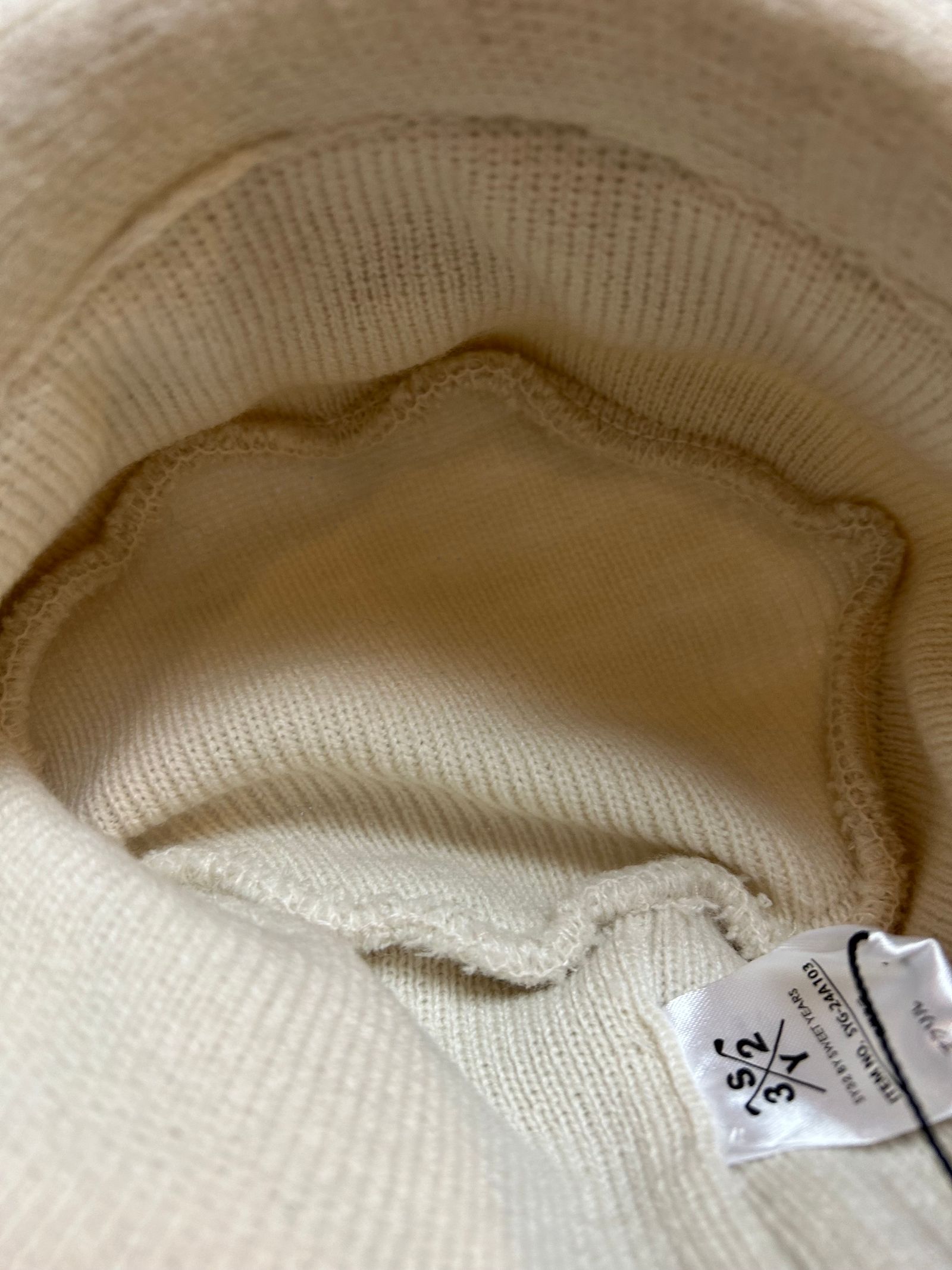 KNIT WORK CAP｜ホワイト 【SY32 by SWEET YEARS GOLF】