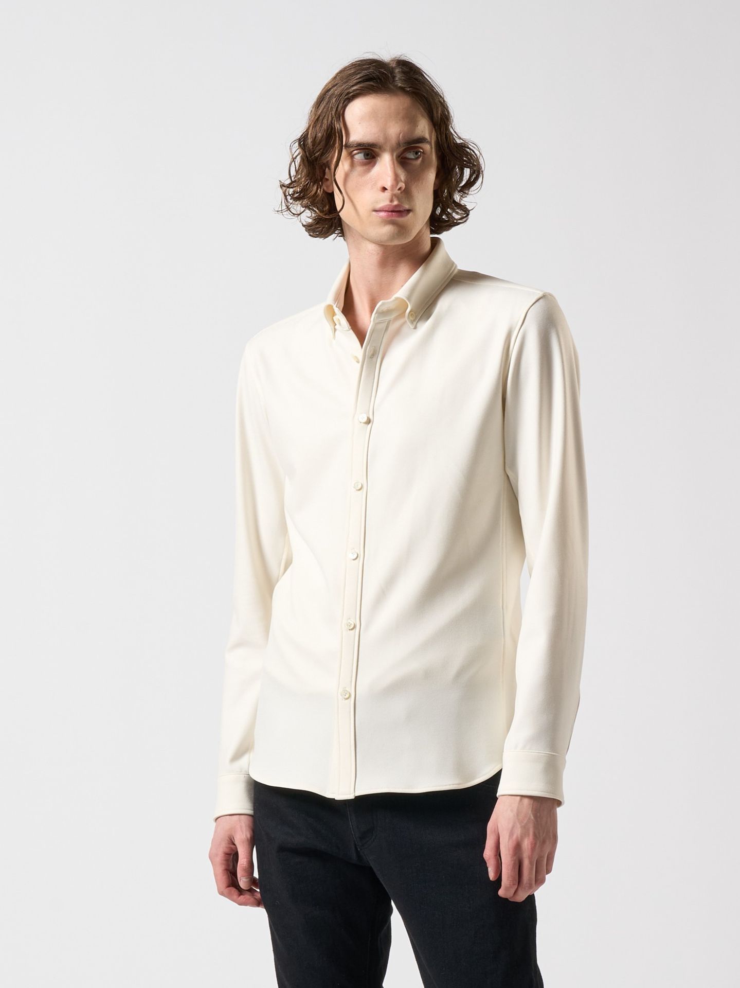 【予約品】 B.D shirt(cosmical warm) / ボタンダウンシャツ / ホワイト