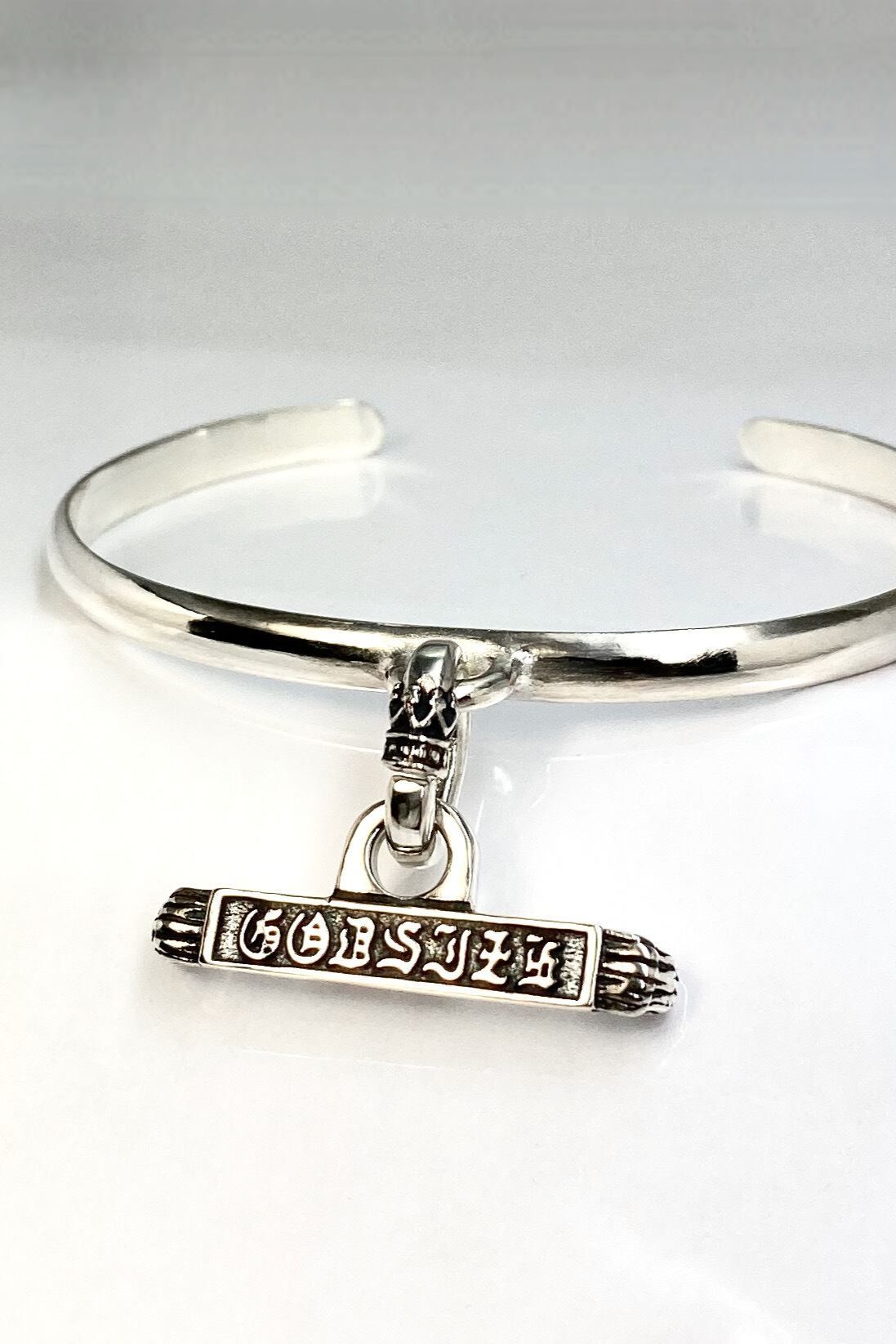 《受注生産》 BANGLE BRACELET [T-BAR] バングル 【GOD SIZE】 注文から1~2週間後入荷予定