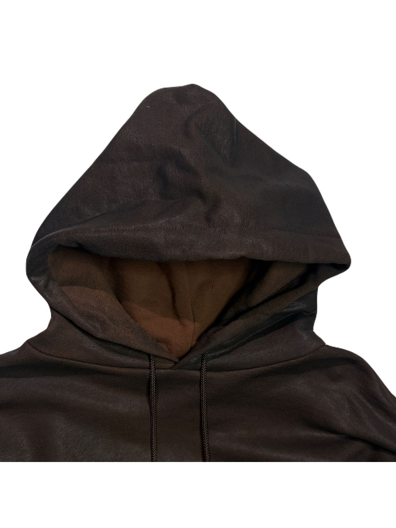 【予約品 3月9日(月) 18:00 締切】FOIL PRINT HOODIE / 箔プリント フーディ  / ブラウン