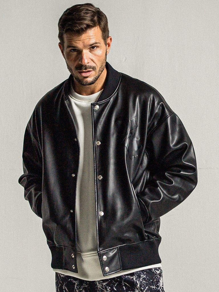 RESOUND CLOTHING - 《予約9月1日18時締め》 leather Varsity